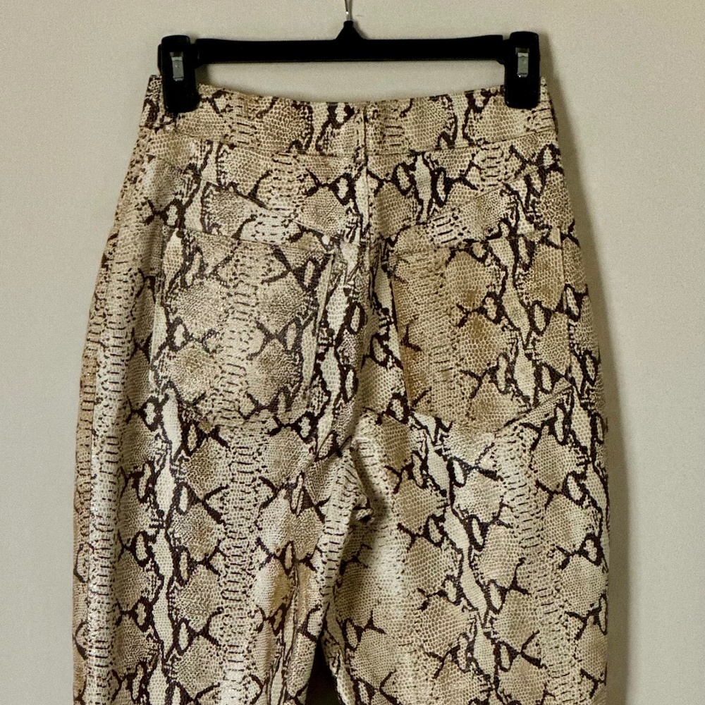 Cache Python Print Genuine Leather Pants - image 4